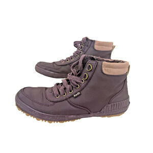 Keds Scout Boot III Splash Twill Water Resistant Burgundy Womens Size 9